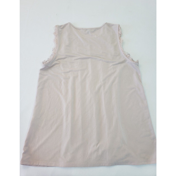 Banana Republic Pink Top sz S Lace Fairy Boho Cottagecore Whimsical Boho Neutral - Picture 2 of 10